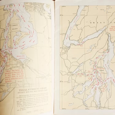 Booklet of Tidal Current charts - Puget sound Southern part 