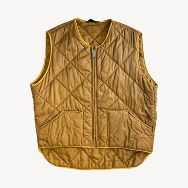 Vintage 1970s Big Smith Nylon Vest L/XL | Retro Workwear Utility Vest 