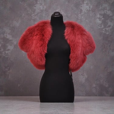 Vintahe Yves Saint Laurent Fox Fur Bolero
