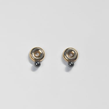 Anni Earrings in Hematite