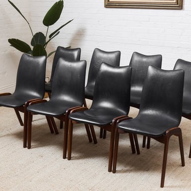Vintage Chet Beardsley for California Living Designs Set of 8 Mid Century Dining Chairs