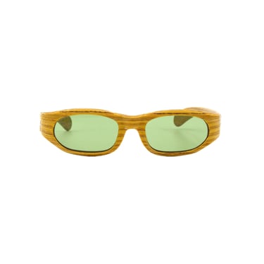 1960s Selecta Wooden Frame Sunglasses