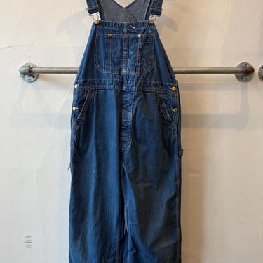 Vintage 50's Overalls Union Made Distressed Blue Denim Pants 40 x 28 