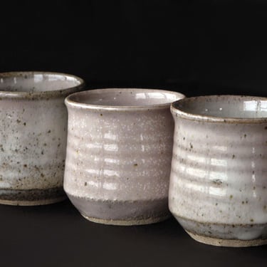 Vintage Japanese Tea Cup | Stoneware Yunomi 
