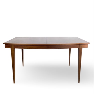 Vintage 1960s Walnut Dining Table | Young Manufacturing attr. 