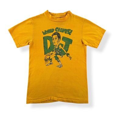 Vintage Super Sonics World Champs Dennis Johnson Tee SZ S (Fits XS)