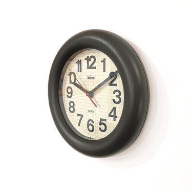 Bino Wall Clock, Italy, 1980s 