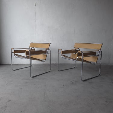 Vintage Set of Knoll Wassily Chairs by Marcel Breuer 