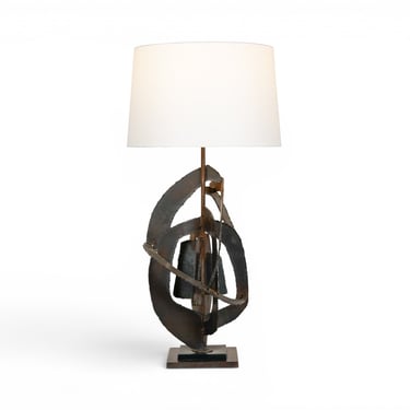 1960s Richard Barr Brutalist Sculptural Lamp for Laurel