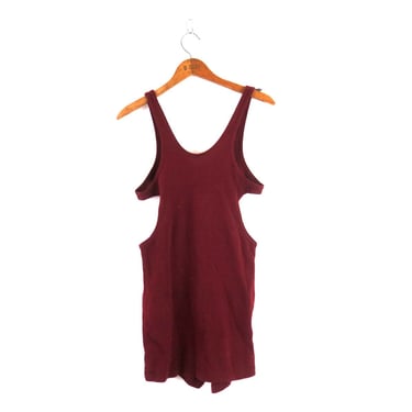 Vintage 1920s Zephyr Maroon Red Wool Swimsuit Antique Bathing Suit 