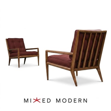 Robsjohn Gibbings for Widdicomb Lounge Chairs - A Pair 