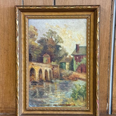 Original Antique Oil Painting 
