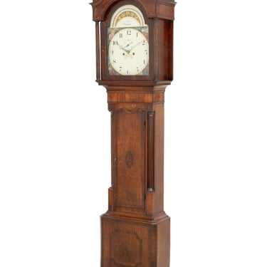George IV Mahogany and Oak Longcase Clock, by Joseph Whiston
