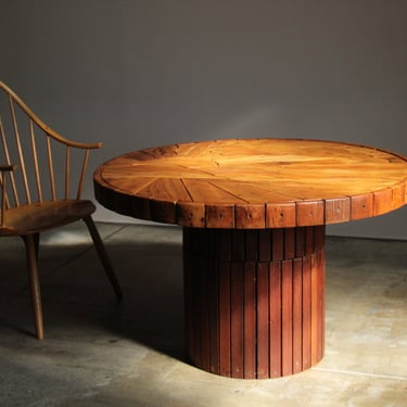 California Craft Hippie Dining Table, 1970s