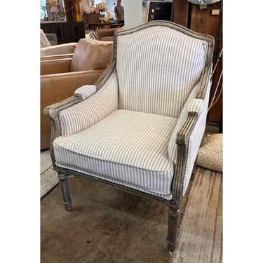 Striped Accent Chair