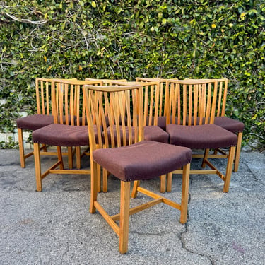 Set of 8 Dining Chairs by Orla Mölgaard