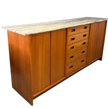 American Studio White Oak Sideboard / Bar Cabinet United States, circa 1958–1965