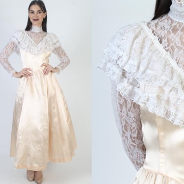 Vintage Gunne Sax Victorian Wedding Dress 