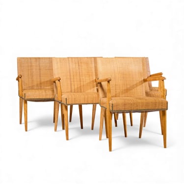 Robsjohn Gibbings for Widdicomb Mid Century Dining Chairs - Set of 6 - mcm 