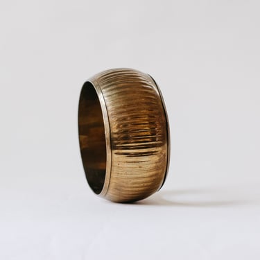 Vintage Brass Bangle Bracelet 