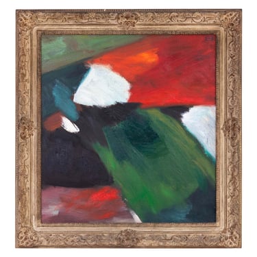 Oil Painting on Canvas Midcentury
