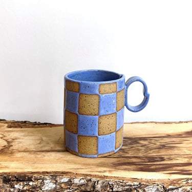 Checkered Mug 14oz - featured on GMA 