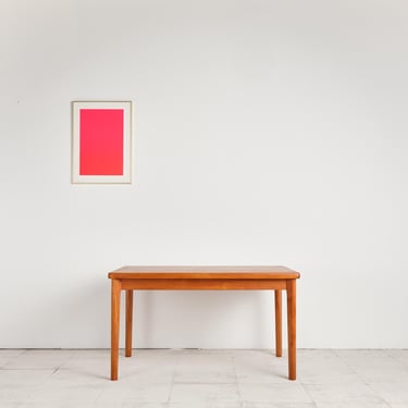 Extendable Teak Wood Dining Table by Henning Kjaernulf 