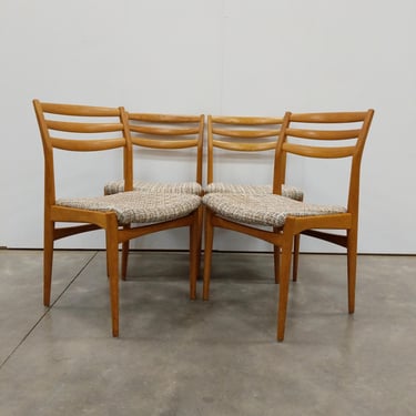 Set of 4 Vintage Swedish Modern Dining Chairs 