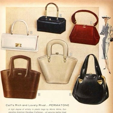 Vintage 1920s to 1980s Lot of 10 Clutch Convertible Handbags - Various Styles Colours Condition 