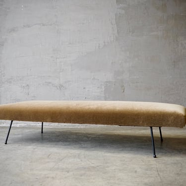 Reserved / Custom Iron Framed Adrian Pearsall Styled Daybed 