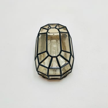 Mid-Century Modern Glass Wall Lamp | 1960s 