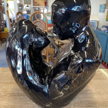 Vintage Ceramic Sculpture ‘The Kiss’ by Haeger