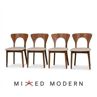 Danish Modern Teak Peter Dining Chairs by Koefoeds Hornslet - Set of 4 
