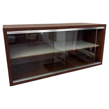 Floating Display Wall Cabinets in the style of George Nelson/ sold as a pair