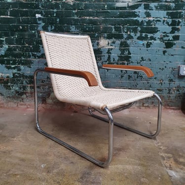 beautiful vintage Marcel Breuer B35 for thonet lounge chair 