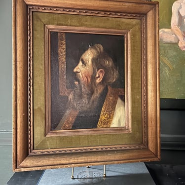 Vintage Oil Painting Portrait 