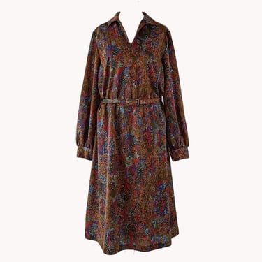 Kati-Myynti 1970s Balloon Sleeve Midi Dress - Finnish Vintage - Size S/M 