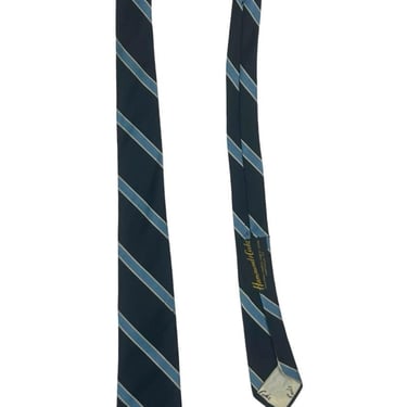 Vintage 1950s/1960s Repp Stripe Necktie ~ Preppy / Ivy / / Trad ~ Tie ~ 50s/60s ~ Regimental 
