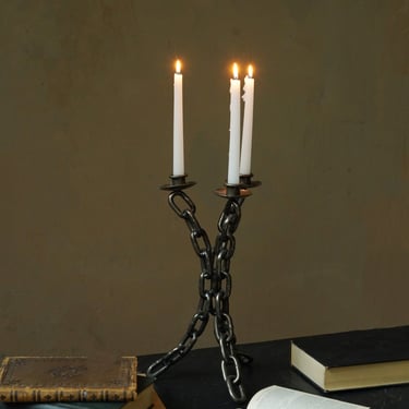 Vintage MCM Brutalist Candle Holder