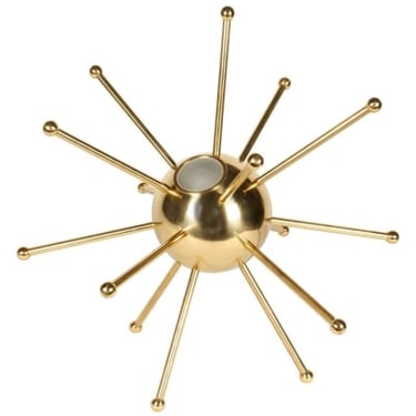 Italian Brass Sputnik Table Lamp