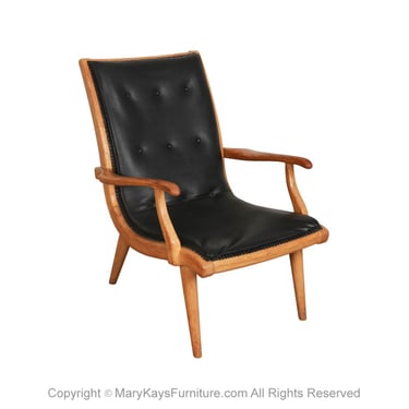 MidCentury Scoop Lounge Chair in the style of Milo Baughman