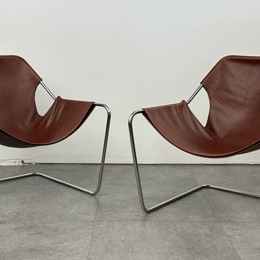 Paulo Mendes da Rocha Leather Lounge Chair