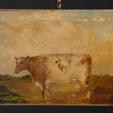 Prize Bull Oil Painting