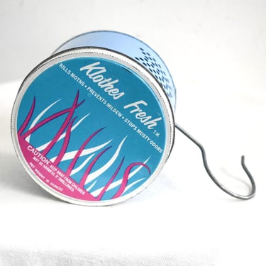 Vintage Klothes Fresh Perforated Hanging Moth Tin 