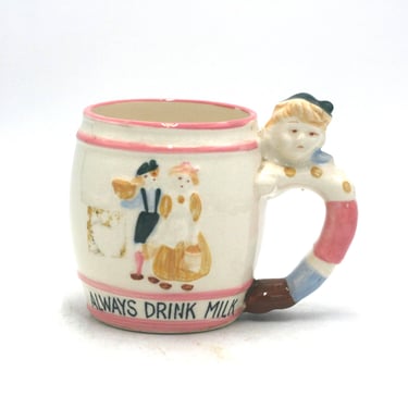 vintage Chase Always Drink Milk Mug 