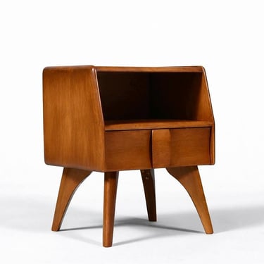 Heywood Wakefield “Kohinoor” Night Stand w/ Bookcase, c.1950’s 
