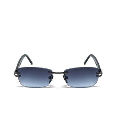 Authentic Vintage 90s Grey Rectangle Frameless Sunglasses 