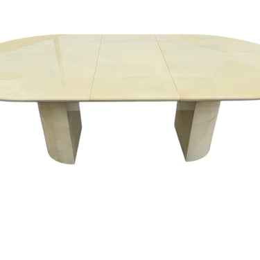 Post Modern Karl Springer Style Lacquered Dining Table 