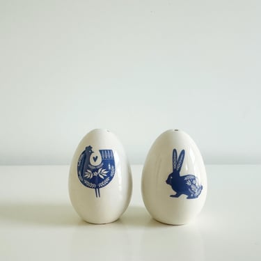 Eggplant Salt and Pepper Shaker Set from Fitz & Floyd Vegetable Garden Vintage 1990s 