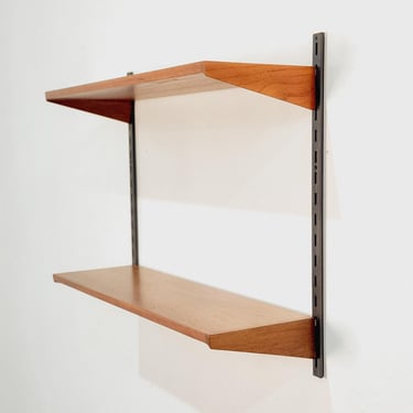 Kai Kristiansen Teak Wall Shelves, FM Møbler, Denmark 1960s 